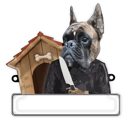 Dog Sign With Photo