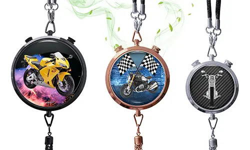Ambientador para coche con imagen de motocicleta