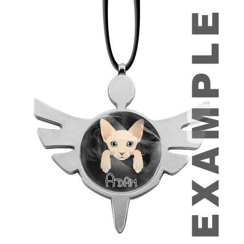 Suojelusenkeli auton peilikoriste