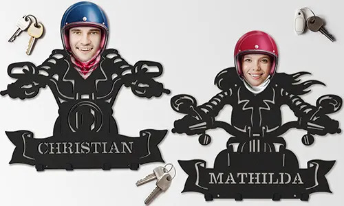 gallery-keyholder-wall-motorcycle-rider-skeleton-face-printed-license-plate-and-text-milled-2