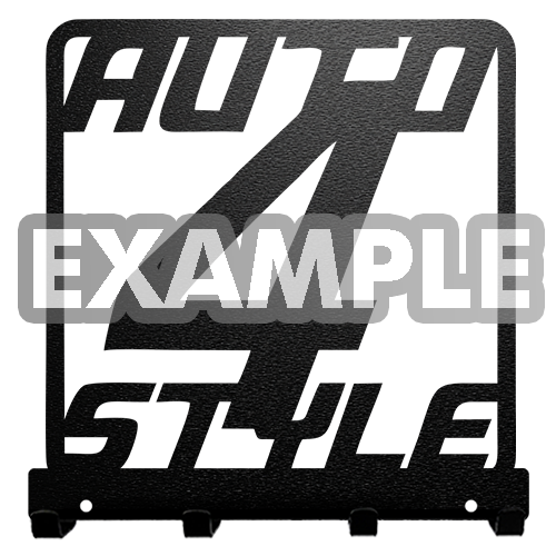 Seinään kiinnitettävä avainteline logolla