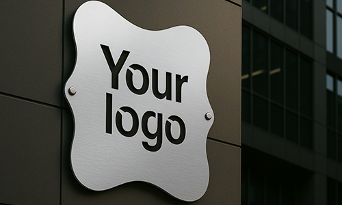 Luova LED-valaistu metallikyltti lahjaksi yrityksille tai itsenäisille ammatinharjoittajille