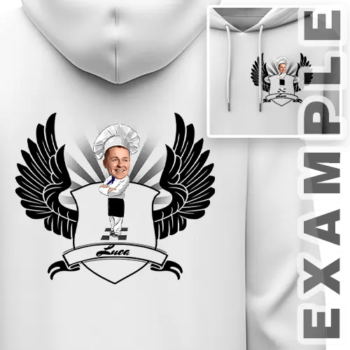 Personalized Hoodie Shield Design Comic Hobby Profession