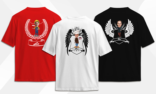 Comic Shield T-shirt – Personalized for Your Profession