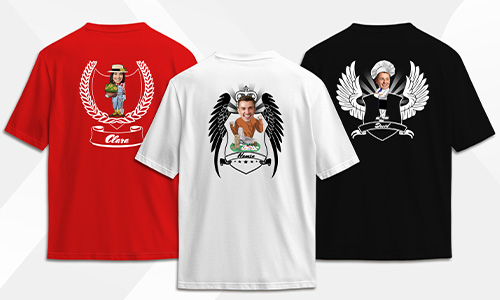 Comic Shield T-shirt – Personalized for Your Hobby or Profession