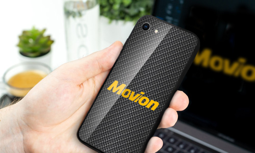 Handyhülle mit Firmenlogo im klassischen Design