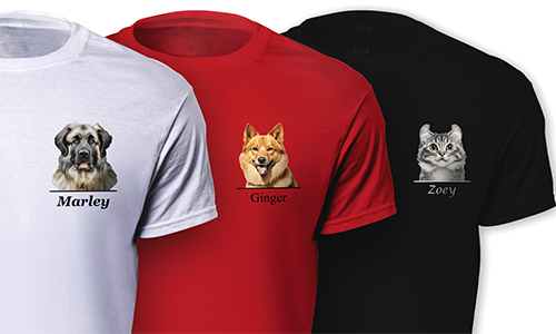 Personalized T-Shirts with Your Dog or Cat – Unique Pet Lover Gift