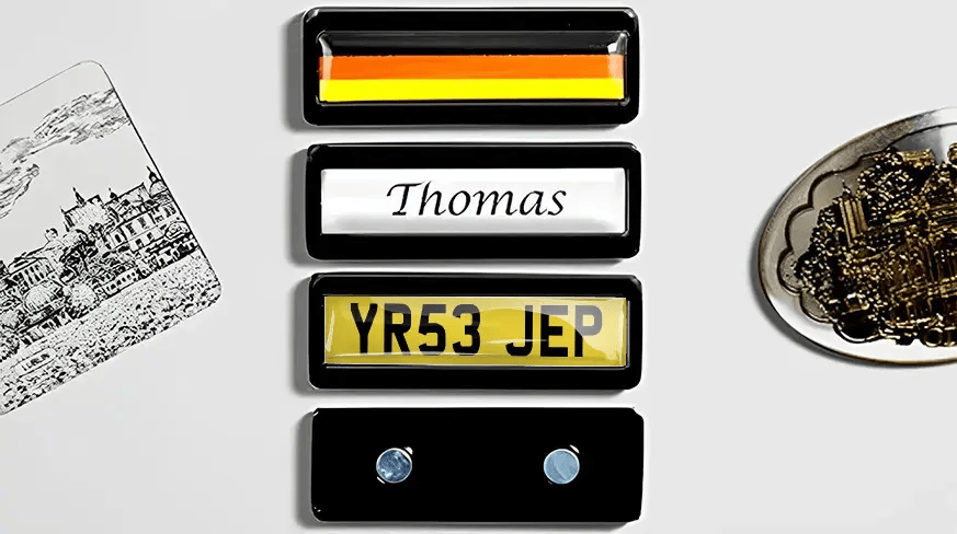 Magnet license plate