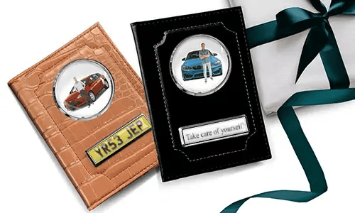 Personalized document holder for dad