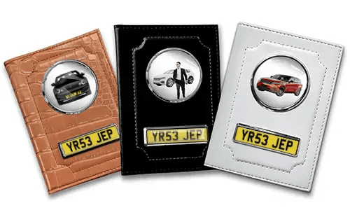 Personalized car document holder for him