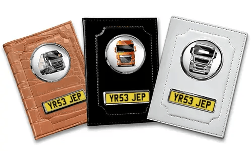 Personalized truck document holder