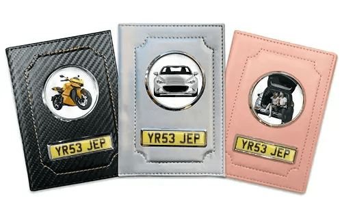 Personalized car document holder
