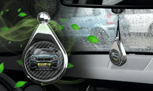 Bilparfume Sort-Pulveriseret