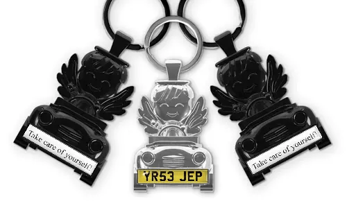category-keychain-angel-in-car-license-plate-coated