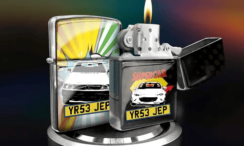 Aansteker met autobenzine