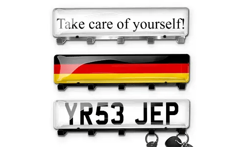 Luxury wall keyholder