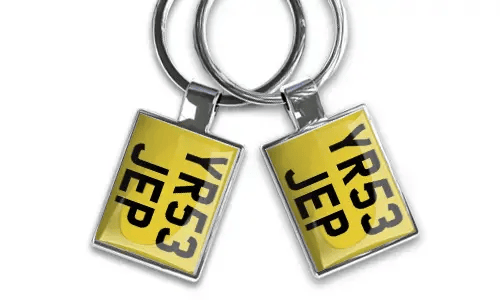 Motorcycle Keychain - Chrome