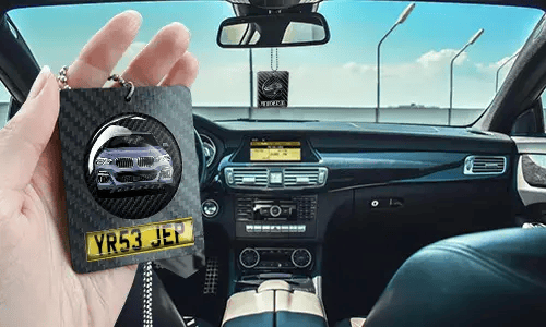 Spiegelketting rechthoek – Ronde carbon