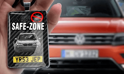 Safe – Zone Autospiegelanhänger - Leder