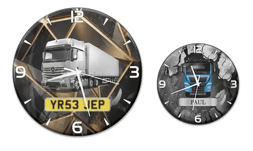 Zegar ścienny dla miłośników ciężarówek