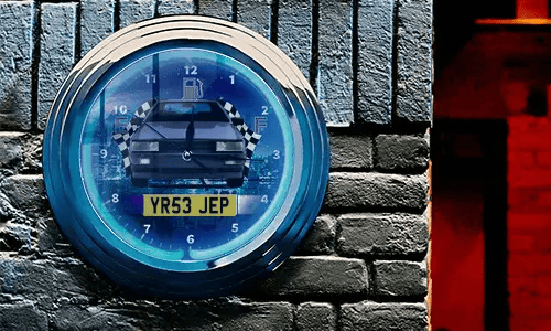 Wanduhr Neon als cooles Geschenk