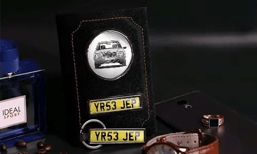 Car documents holder lying