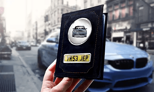 Car documents holder black