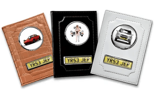 Personalized vehicle document holder