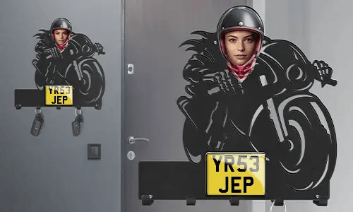 gallery-keyholder-wall-motorcycle-rider-skeleton-face-license-plate-and-text-printed-2