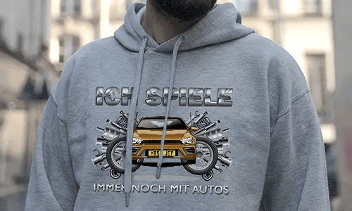 tuning pullover Grau 