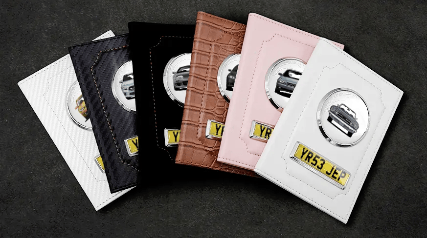 Car Documents Holder Pink