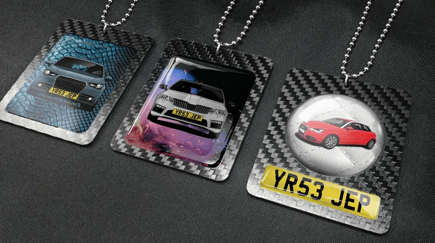 Rektangulær speilkjede – Karbon