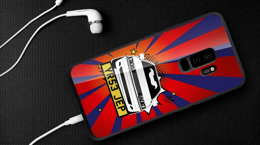 Mobile Case Comic Silhuette