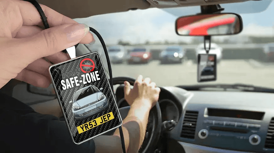 Safe - Zone car mirror decoration