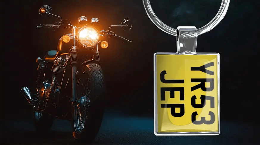 Motocyklowy brelok do kluczy